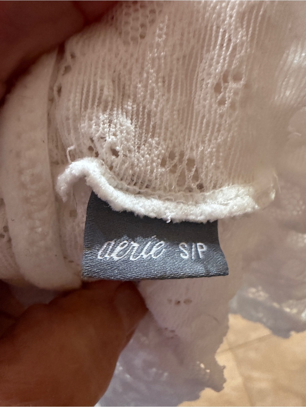 aerie White Lace halter neck Bralette - Picture 5 of 5
